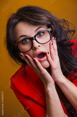 Photo: Stressed young girl Stressed young girl
