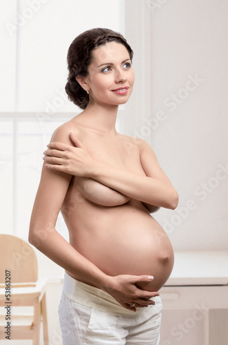 Photo: Beautiful young pregnant woman Beautiful young pregnant woman