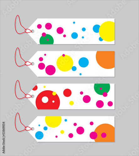 Vector: Nice bubble ornament on stickers Nice bubble ornament on stickers