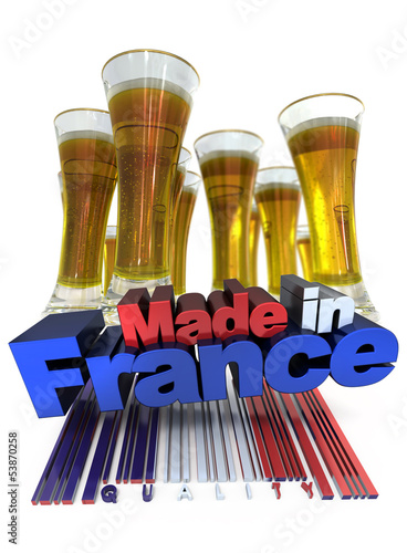 Illustration: French beer French beer