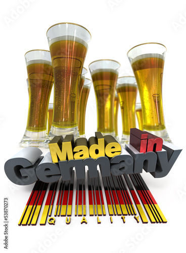 Illustration: German beer German beer