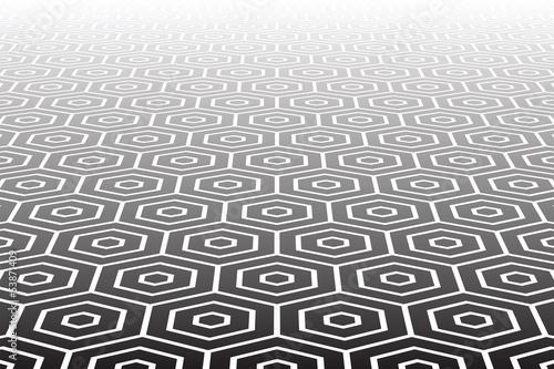 Vector: Textured hexagons surface. Abstract geometric background. Textured hexagons surface. Abstract geometric background.
