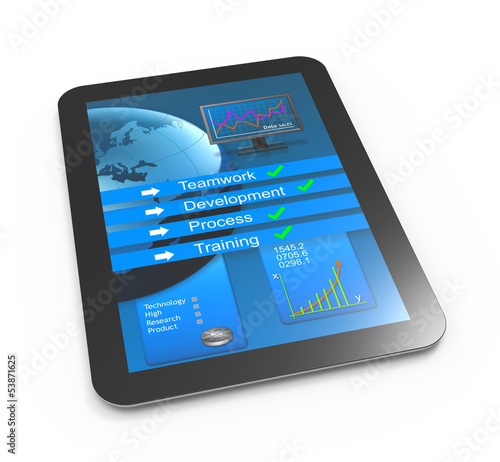 Illustration: Modern business report..Modern business analysis Modern business report..Modern business analysis