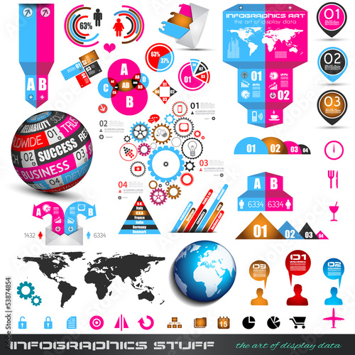 Vector: Infographics concept to display your data Infographics concept to display your data