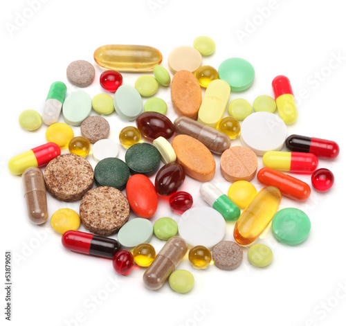 Photo: vitamins, pills and tablets vitamins, pills and tablets