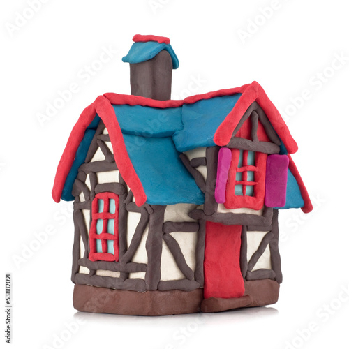 Photo: plasticine house plasticine house