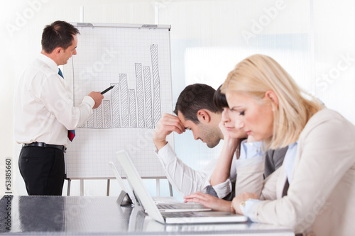 Photo: Frustrated Employees In Business Meeting Frustrated Employees In Business Meeting