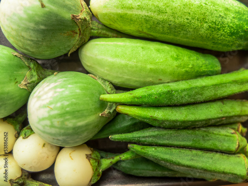 Photo: Organic vegetables Organic vegetables