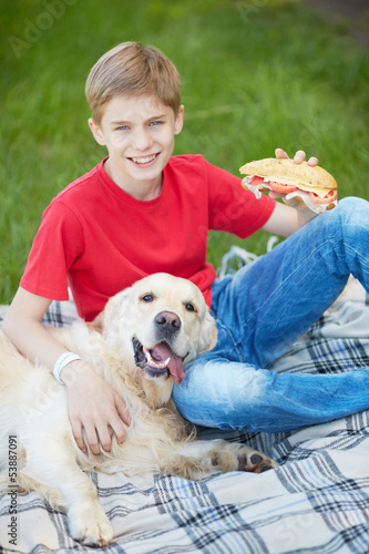 Photo: Leisure with dog Leisure with dog