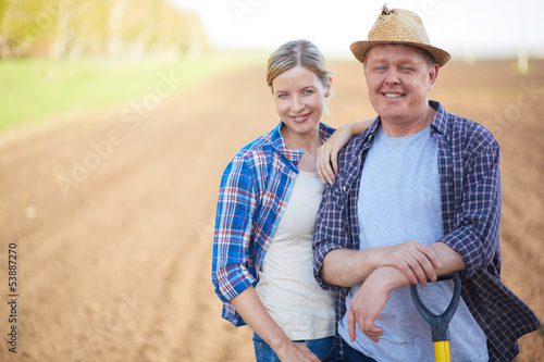 Photo: Farmers on the field Farmers on the field