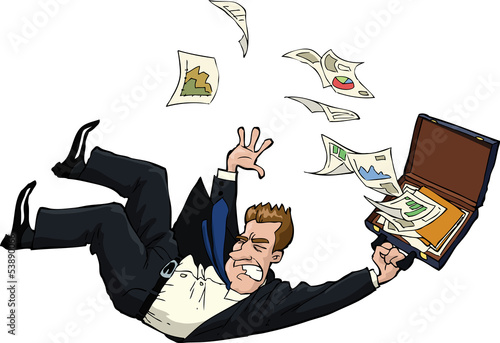 Vector: The falling man The falling man
