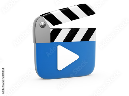 Illustration: clapperboard symbol clapperboard symbol