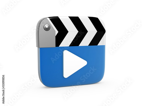 Illustration: clapperboard symbol clapperboard symbol