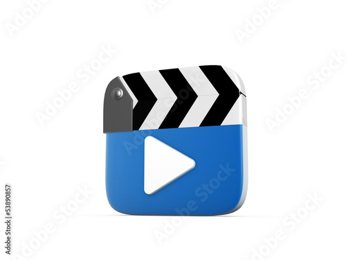 Illustration: clapperboard symbol clapperboard symbol