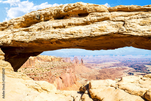 Photo: famous Mesa Arch famous Mesa Arch
