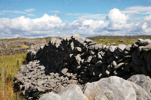 Photo: Drywall in Inisheer, Aran Islands Drywall in Inisheer, Aran Islands