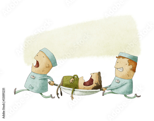 Illustration: Illustration of Paramedics at Work Illustration of Paramedics at Work