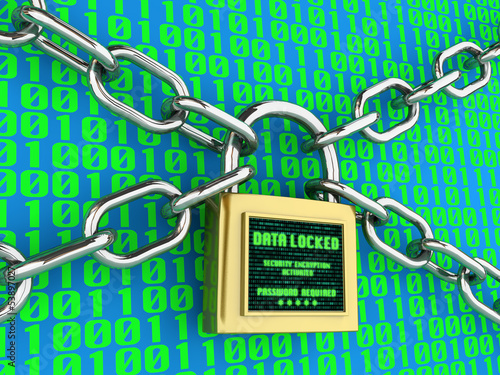 Illustration: Information security concept Information security concept