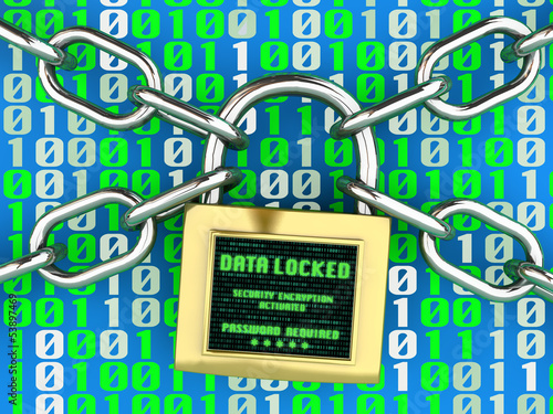 Illustration: Information security concept Information security concept