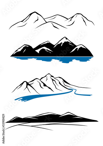 Vector: Mountains Mountains