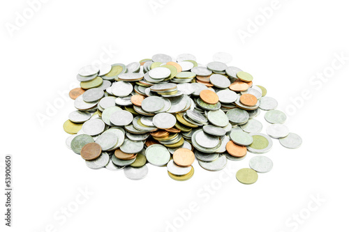 Photo: pile of coins pile of coins