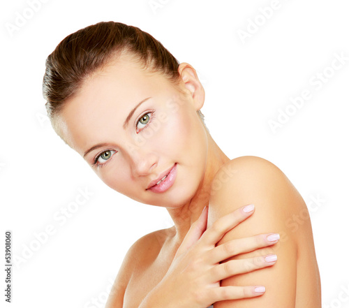 Photo: Beautiful young pretty woman's portrait Beautiful young pretty woman's portrait