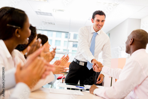 Photo: Business handshake Business handshake