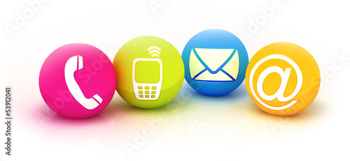 Illustration: 3D - Contact Us (I) 3D - Contact Us (I)