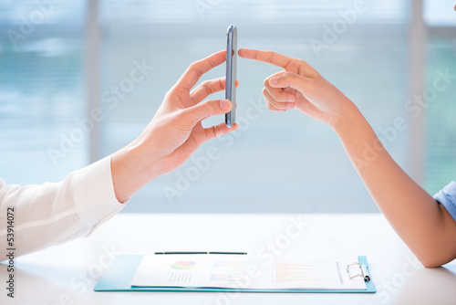 Photo: Hi-tech touch Hi-tech touch