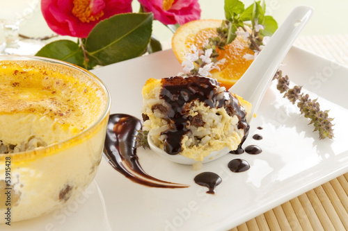 Photo: Baked Rice Custard Baked Rice Custard
