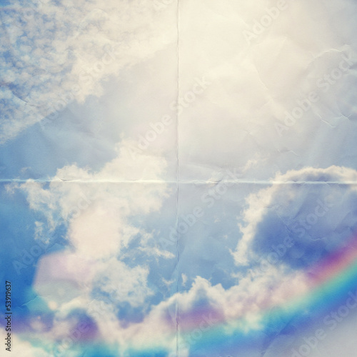 Photo: paper rainbow paper rainbow