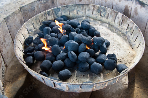 Photo: Grillkohle Grillkohle