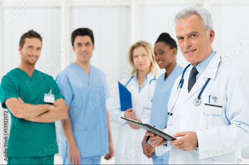 Photo: Doctors team at hospital Doctors team at hospital