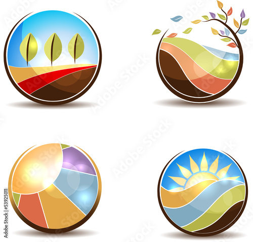 Vector: Landscape concept Landscape concept