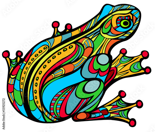 Illustration: Magic frog Magic frog