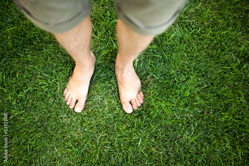 Photo: Feet relaxing in the grass Feet relaxing in the grass