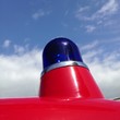 Altmodisches Blaulicht einer Feuerwehr Altmodisches Blaulicht einer Feuerwehr
