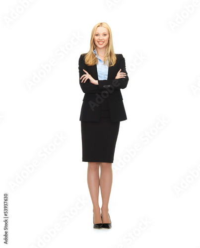 Photo: smiling businesswoman smiling businesswoman