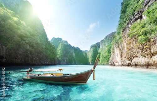 Photo: bay at Phi phi island in Thailand bay at Phi phi island in Thailand