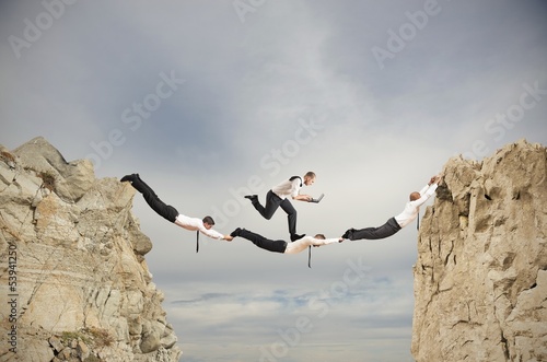 Photo: Teamwork concept Teamwork concept