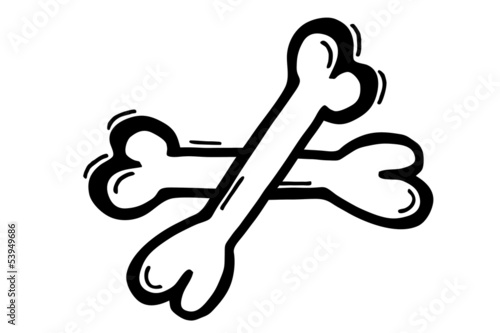 Illustration: Hundeknochen... Hundeknochen...