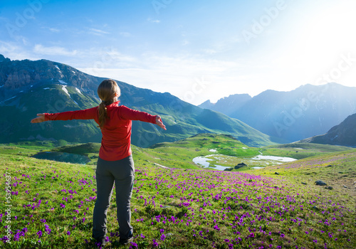 Photo: woman hiking woman hiking
