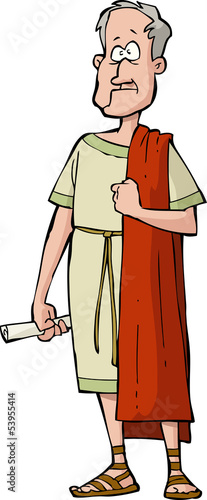 Vector: Roman senator Roman senator
