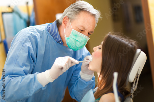 Photo: Dentist at work Dentist at work
