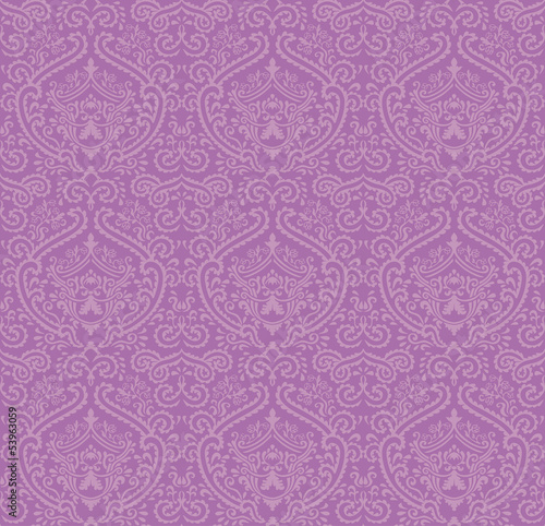 Vector: Seamless vintage wallpaper pattern Seamless vintage wallpaper pattern