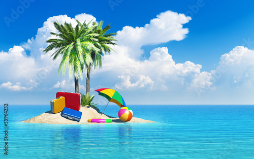 Illustration: Travel, tourism and vacations concept Travel, tourism and vacations concept