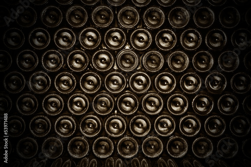 Old bottles of red wine Old bottles of red wine