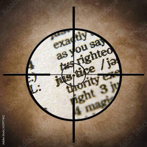 Illustration: Justice target Justice target