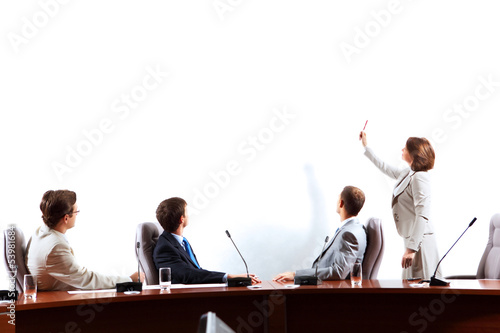 Photo: Business presentation Business presentation