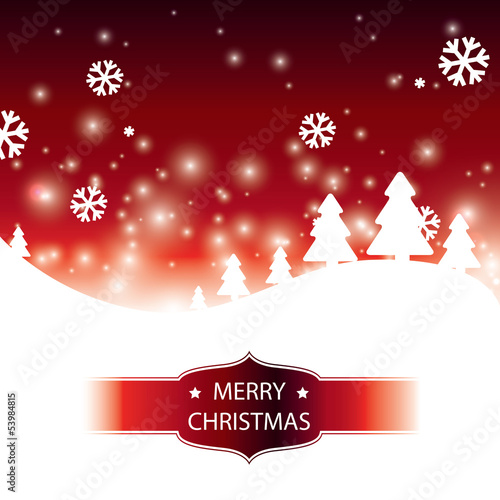 Vector: vector Christmas card vector Christmas card